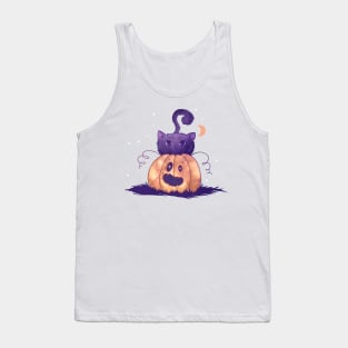 Halloween Design , Halloween Gift, Halloween Pumpkin Tank Top